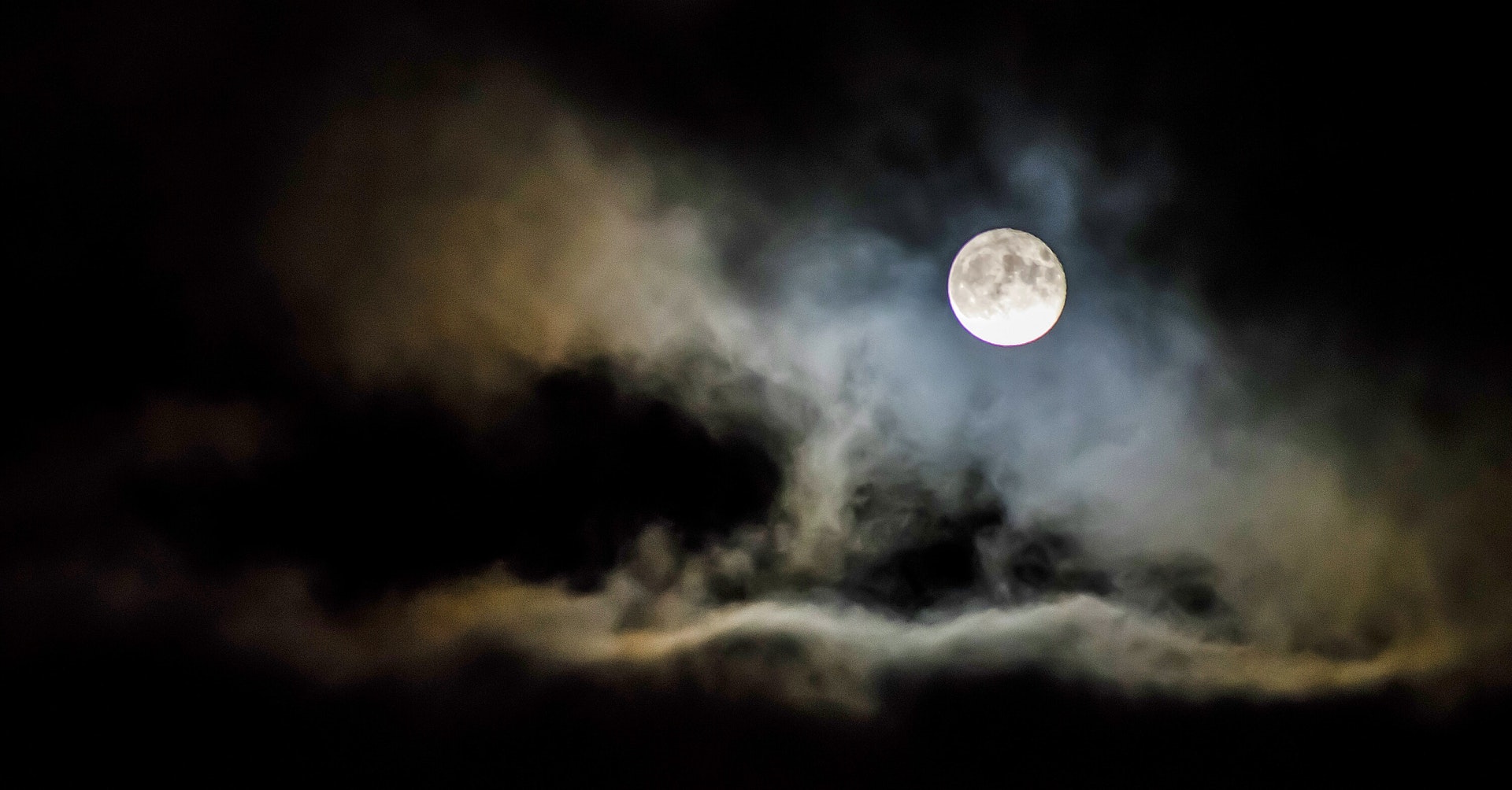 Full Moon in the Clouds; Things I Fear